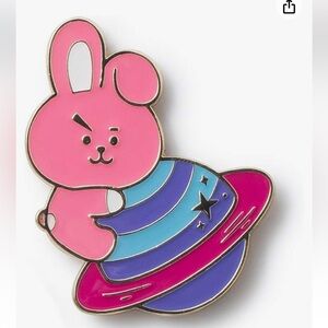 BT21 Cooky Planet Enamel Pin Jungkook BTS Wappen Collection Metal Badge